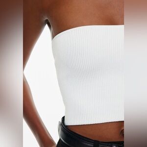 Aritzia Babaton Sculpt Knit Cropped Tube Top